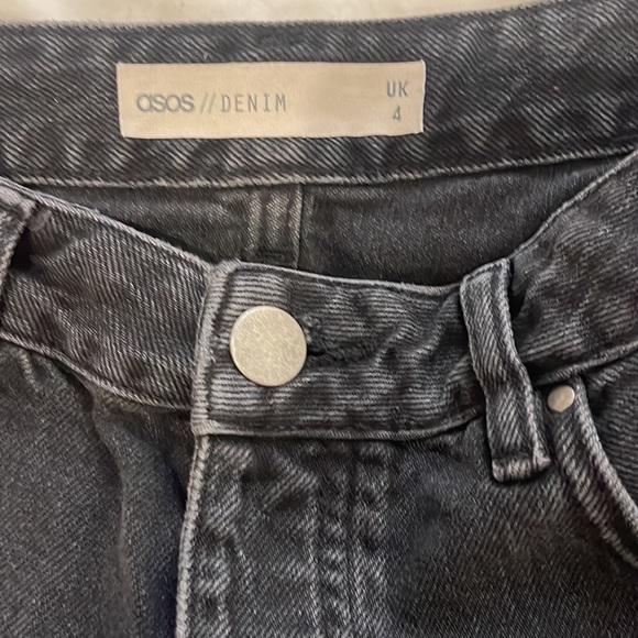 ASOS Black Denim Mini Skirt - Picture 2 of 5